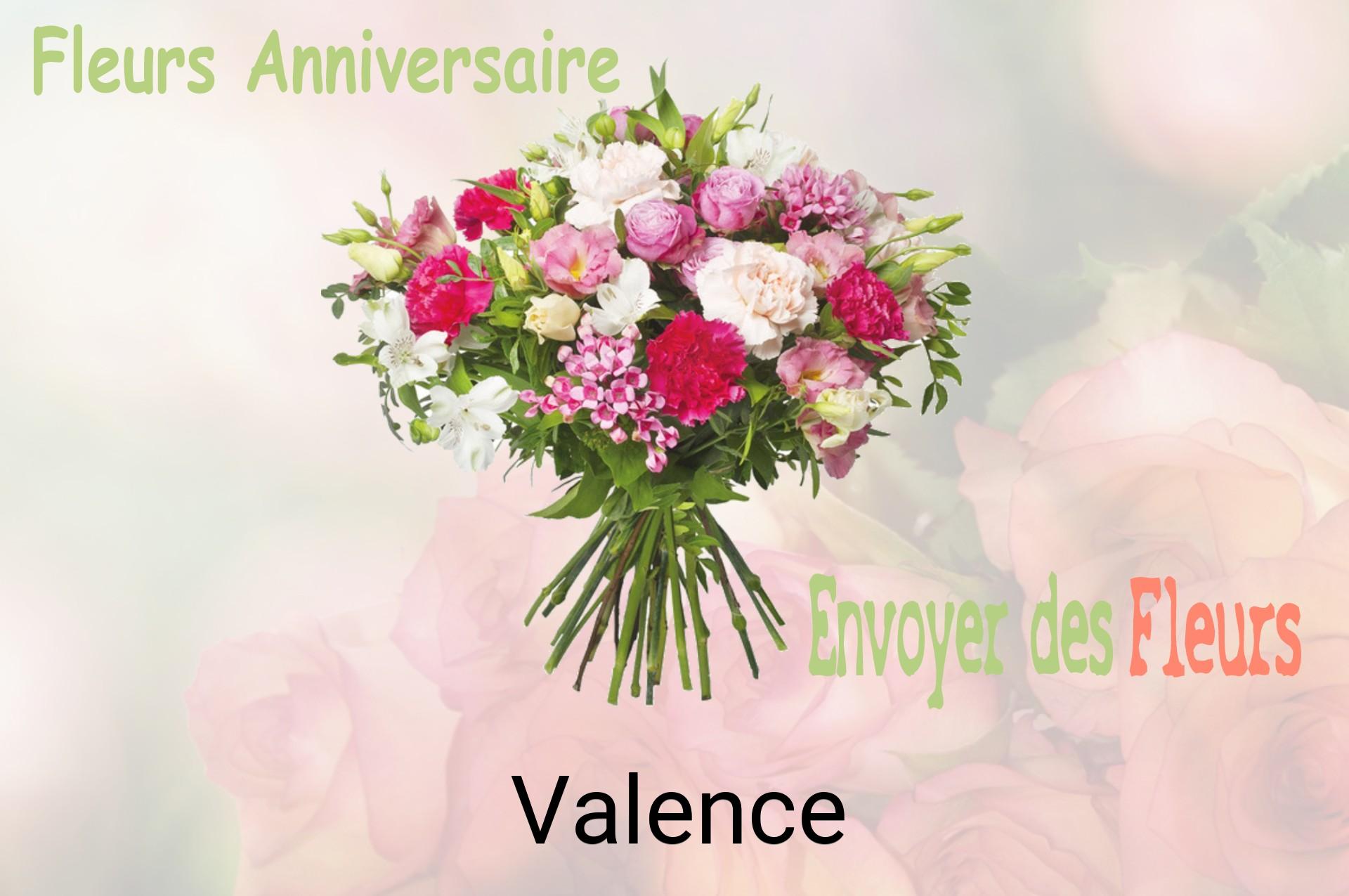 Bouquet de fleurs d’anniversaire livré à Valence