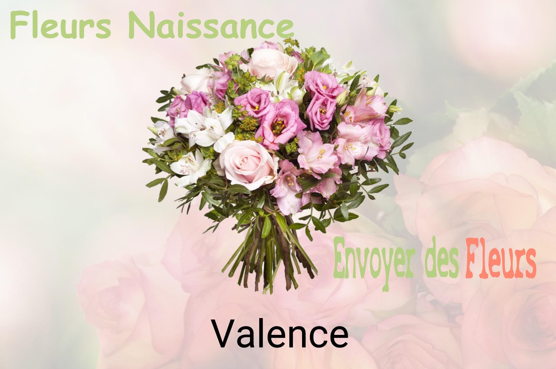 Bouquet de fleurs de naissance livré à Valence