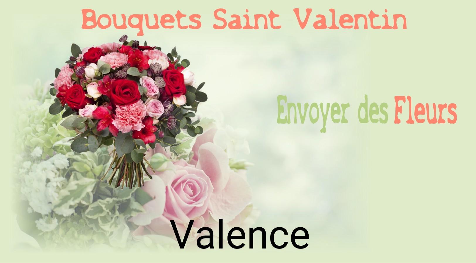Roses de Saint-Valentin livrées à Valence